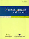 Nutrition Research and Practice雜志封面